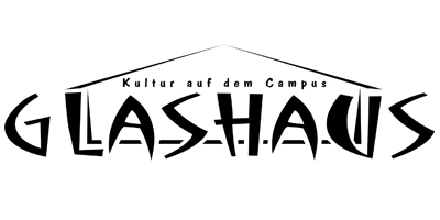 Logo des Glashaus mit Slogan "Kultur auf dem Campus"